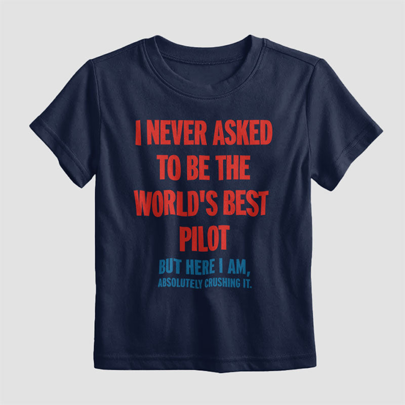 Meilleur pilote l'écrasant - T-shirt pour enfants