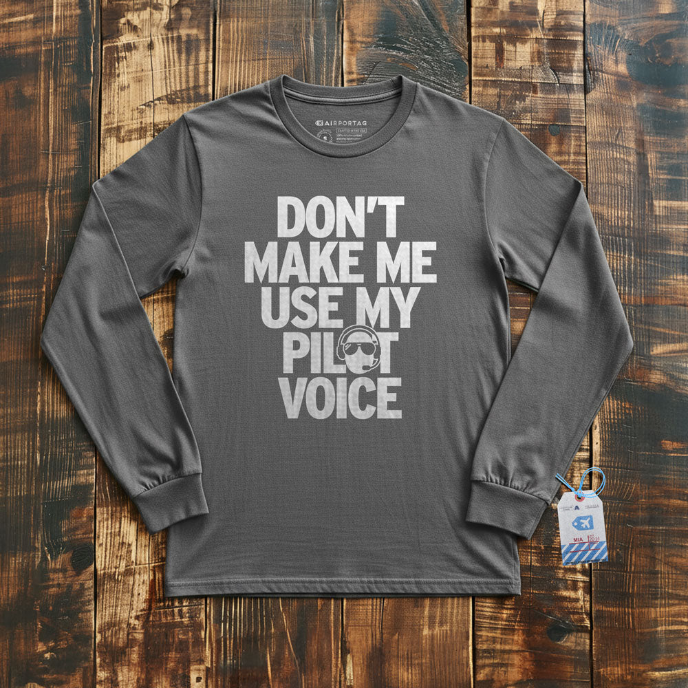 Pilot Voice - Long Sleeve T-Shirt
