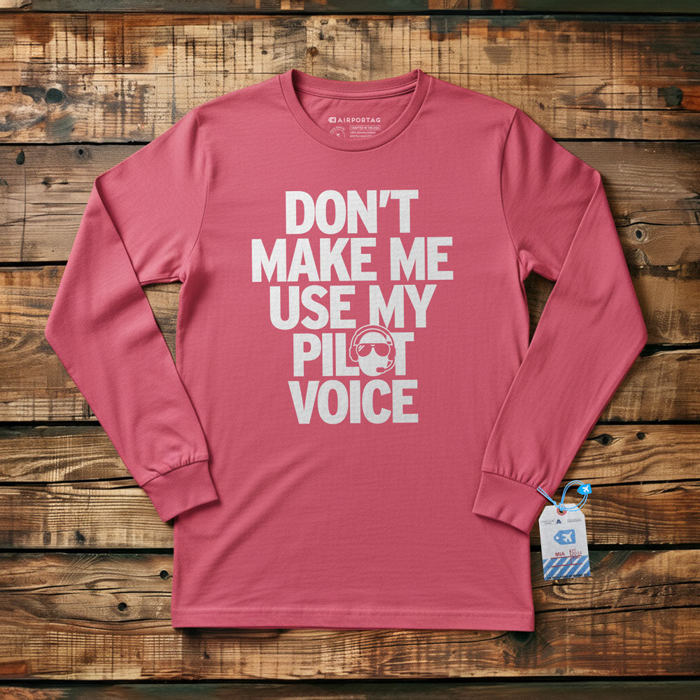 Pilot Voice - Long Sleeve T-Shirt