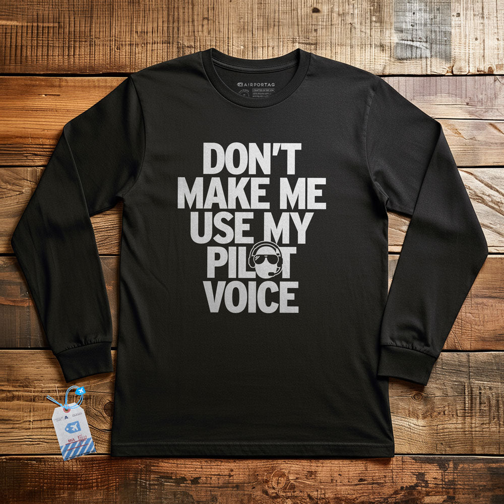 Pilot Voice - Long Sleeve T-Shirt