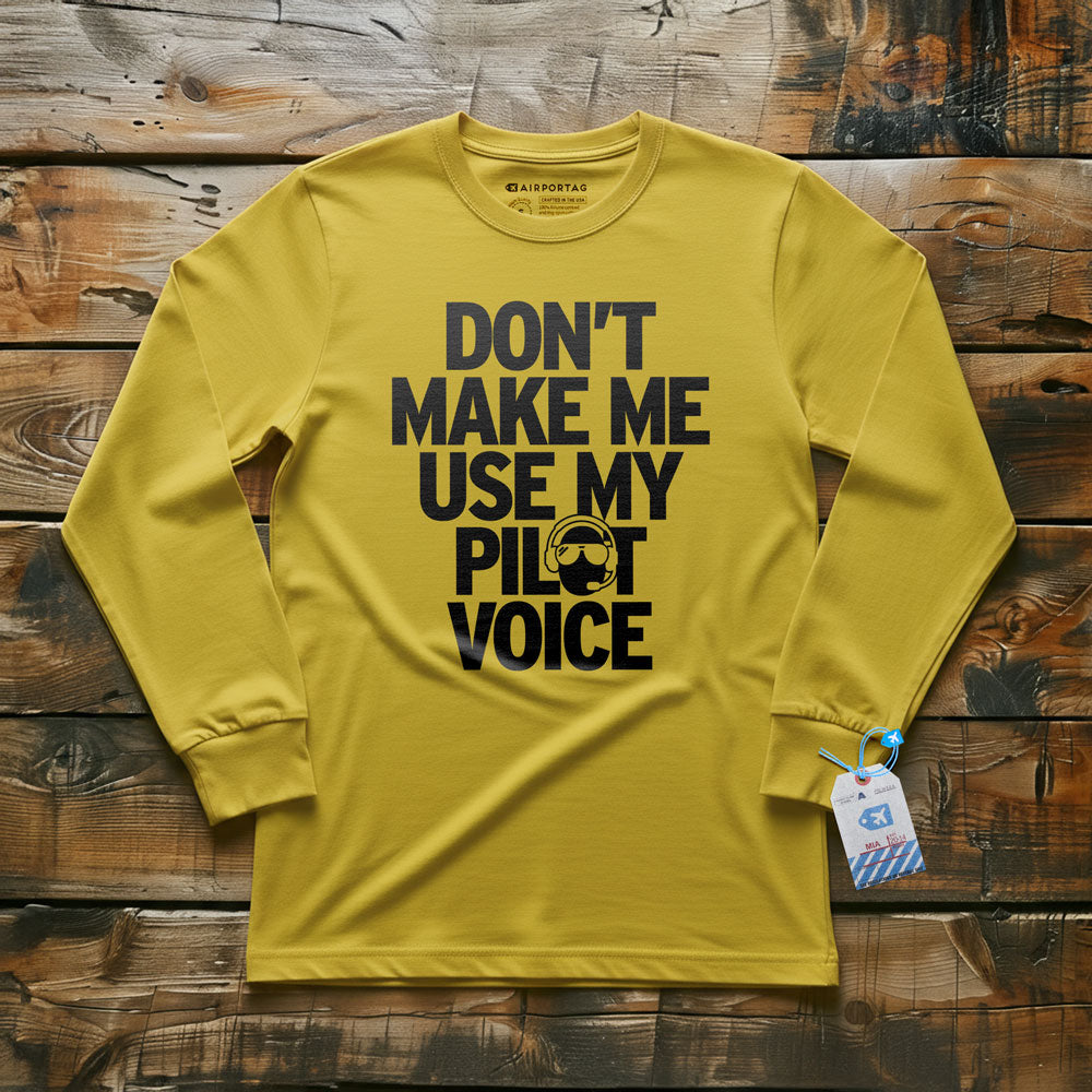 Pilot Voice - Long Sleeve T-Shirt
