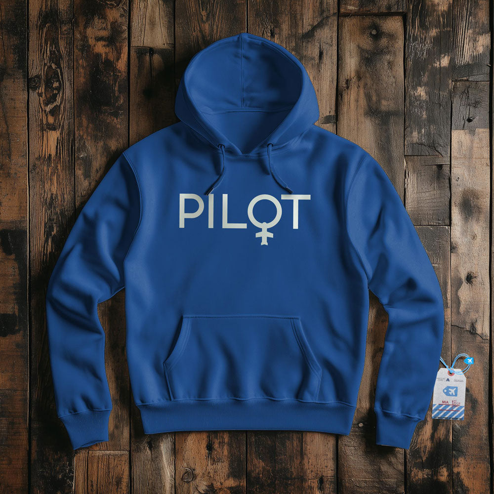 Pilot Woman - Pullover Hoodie