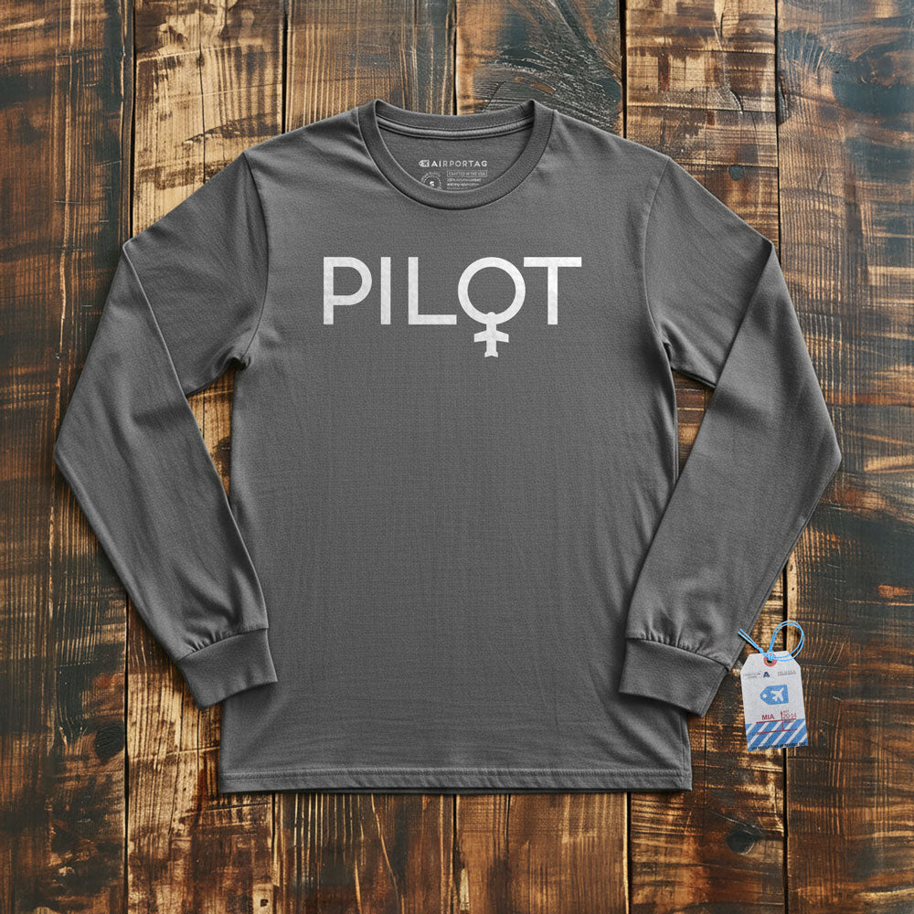 Pilot Woman - Long Sleeve T-Shirt
