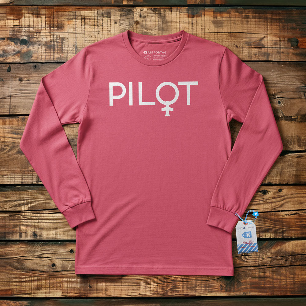 Pilot Woman - Long Sleeve T-Shirt
