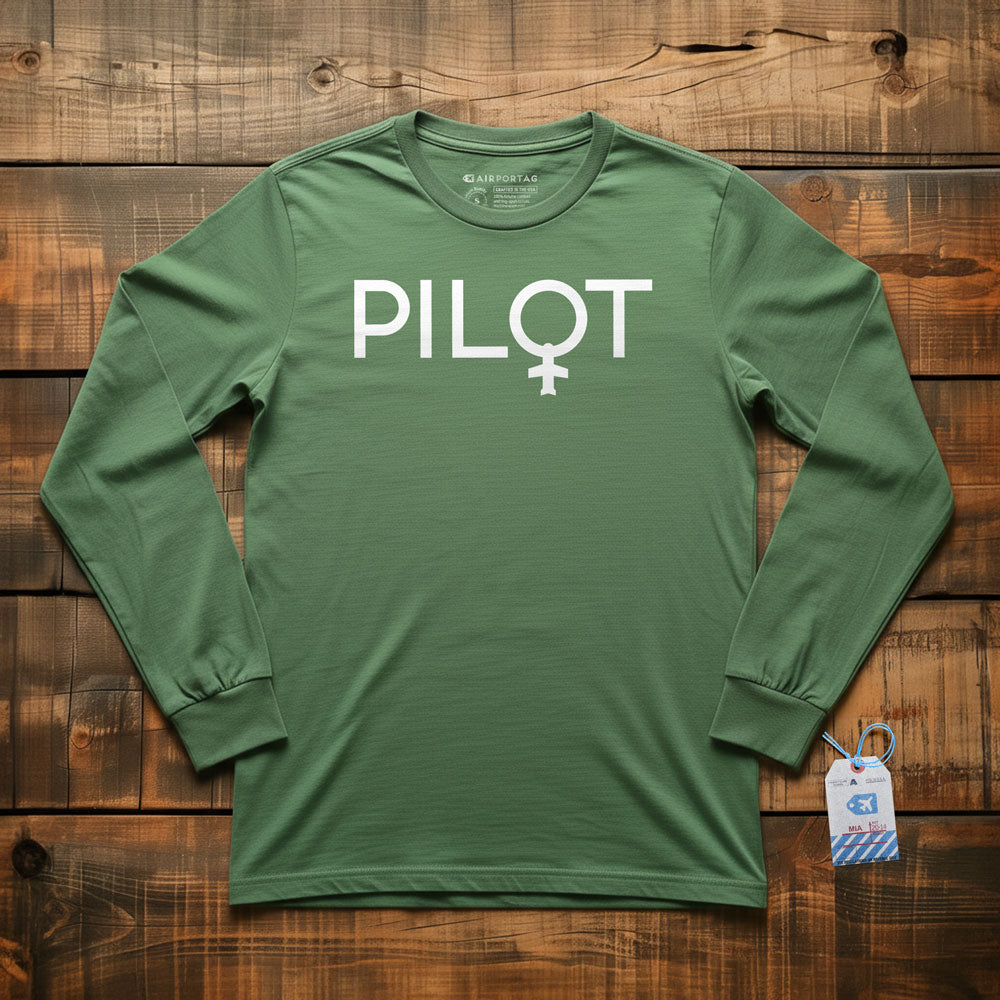 Pilot Woman - Long Sleeve T-Shirt