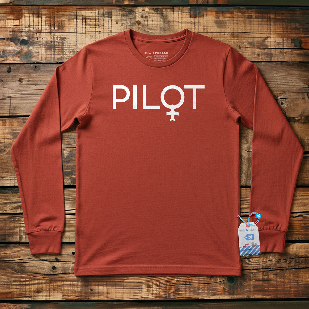 Pilot Woman - Long Sleeve T-Shirt