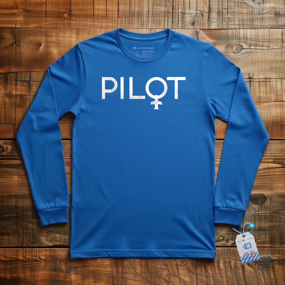 Pilot Woman - Long Sleeve T-Shirt