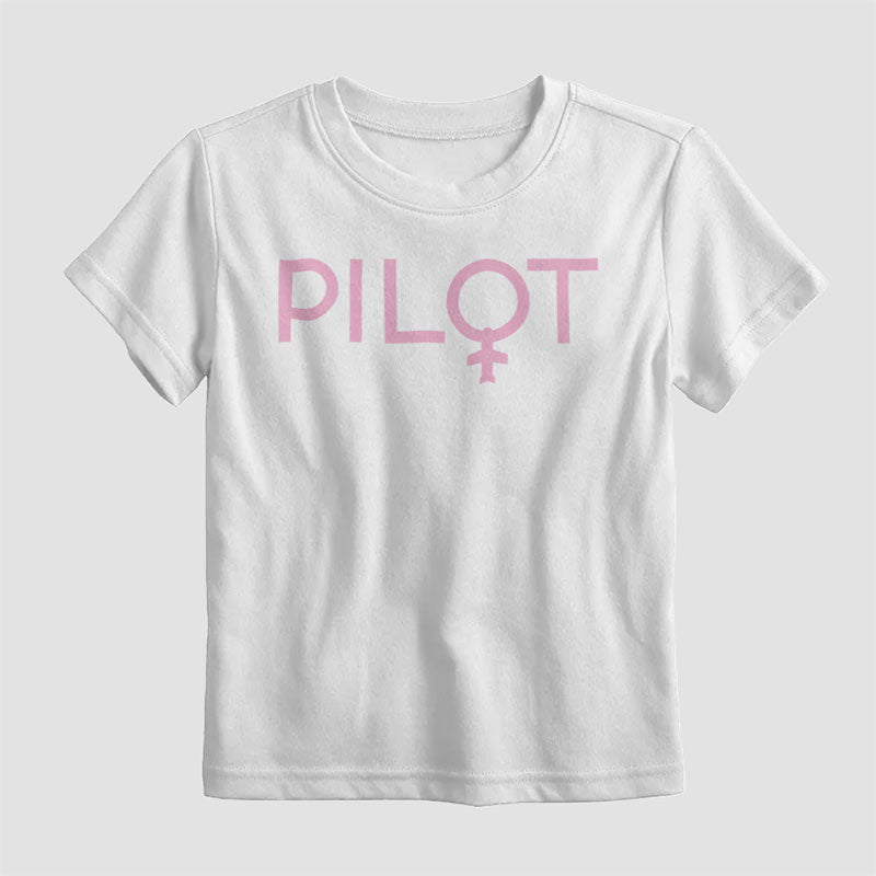 Pilot Woman - Kids T-Shirt