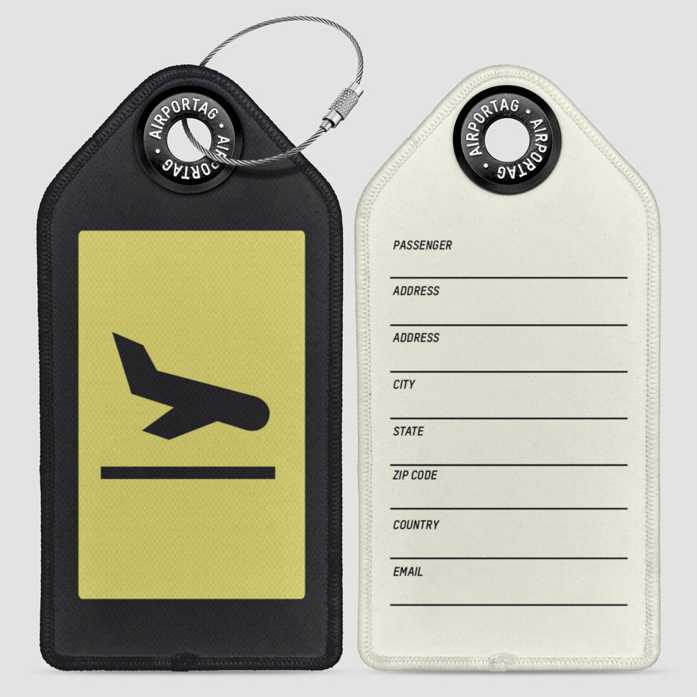 Plane Arrival - Luggage Tag