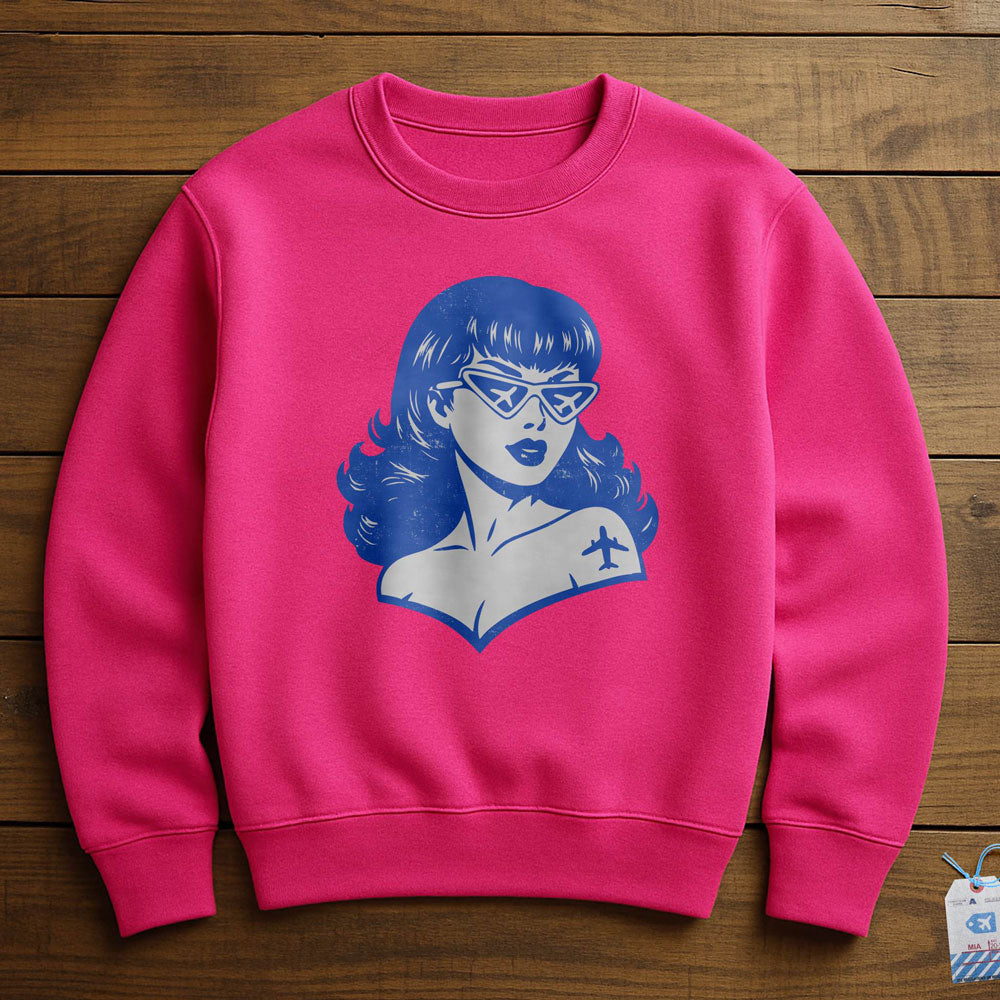 Plane Glasses & Tattoo - Sweatshirt