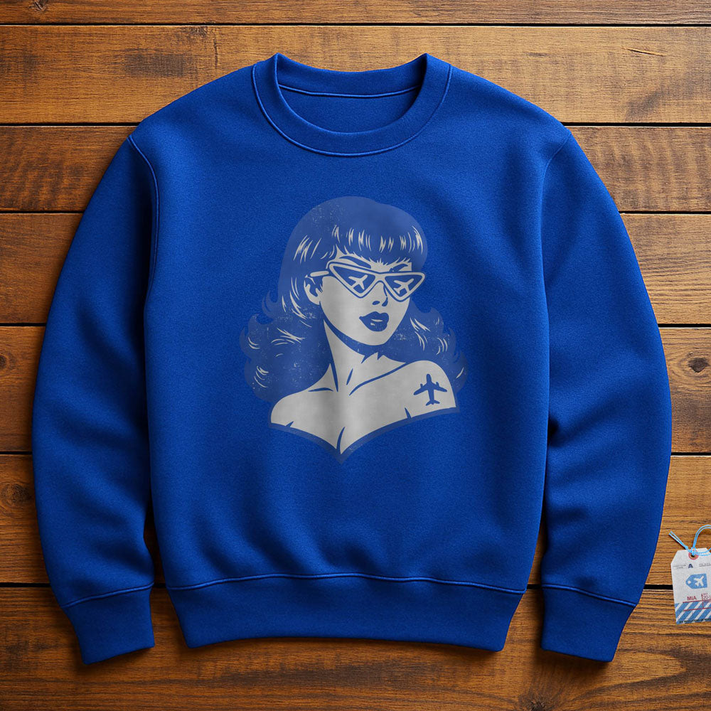 Plane Glasses & Tattoo - Sweatshirt