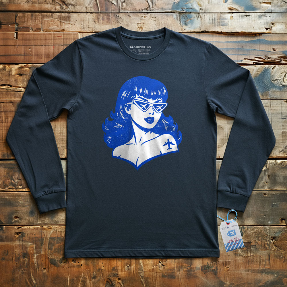 Plane Glasses & Tattoo - Long Sleeve T-Shirt