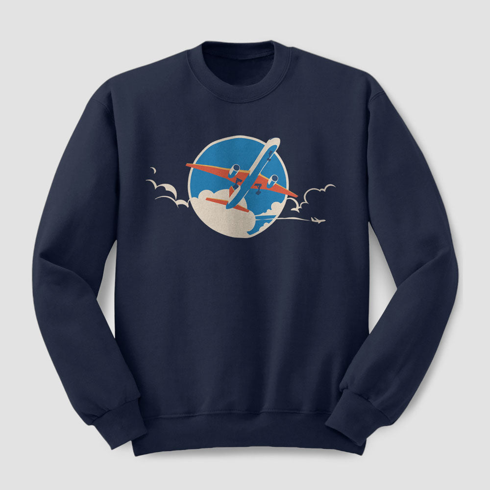 Avion Rétro Ciel - Sweat-shirt