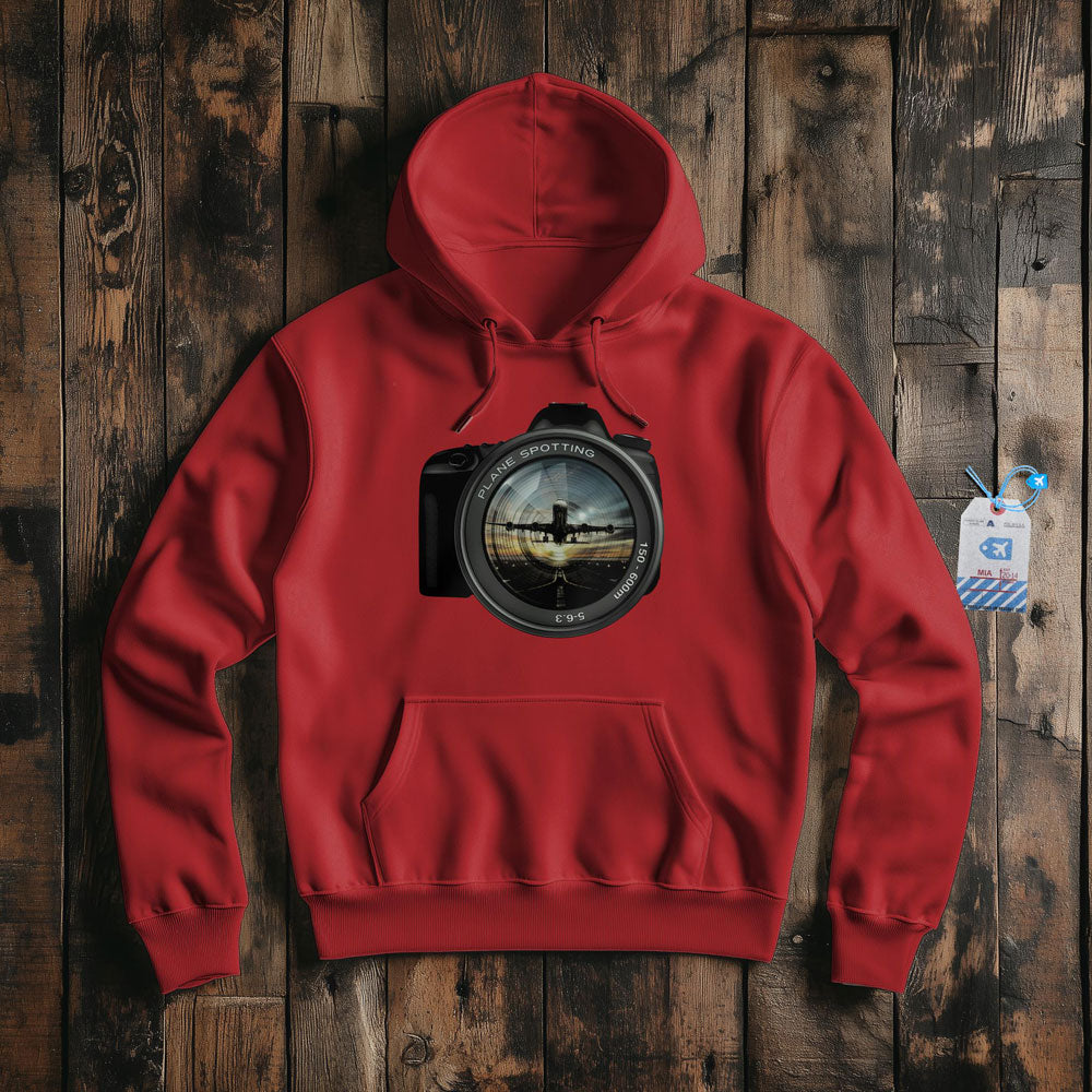 Plane Spotting Lens - Pullover Hoodie