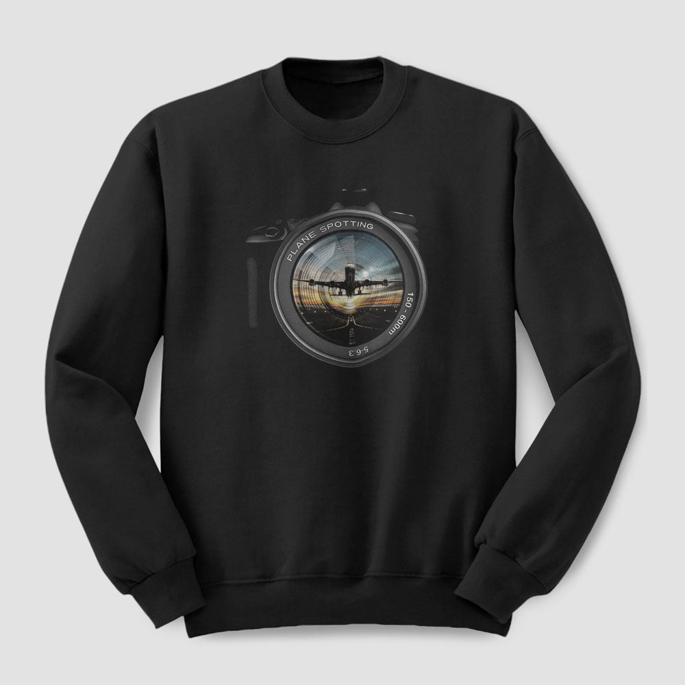 Objectif d'observation d'avion - Sweat-shirt