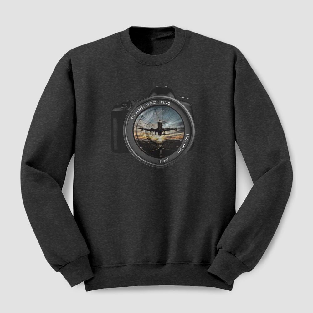 Objectif d'observation d'avion - Sweat-shirt