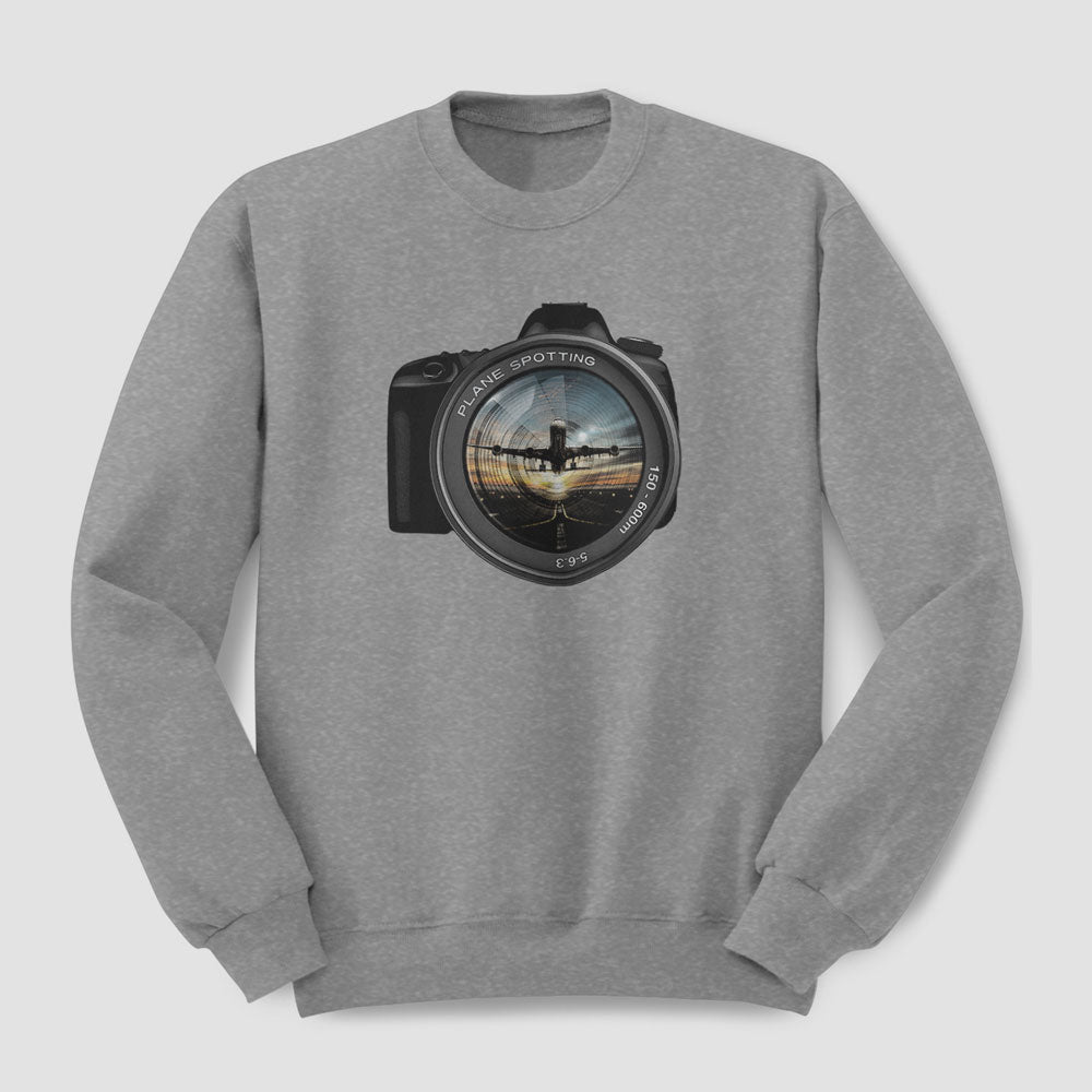 Objectif d'observation d'avion - Sweat-shirt