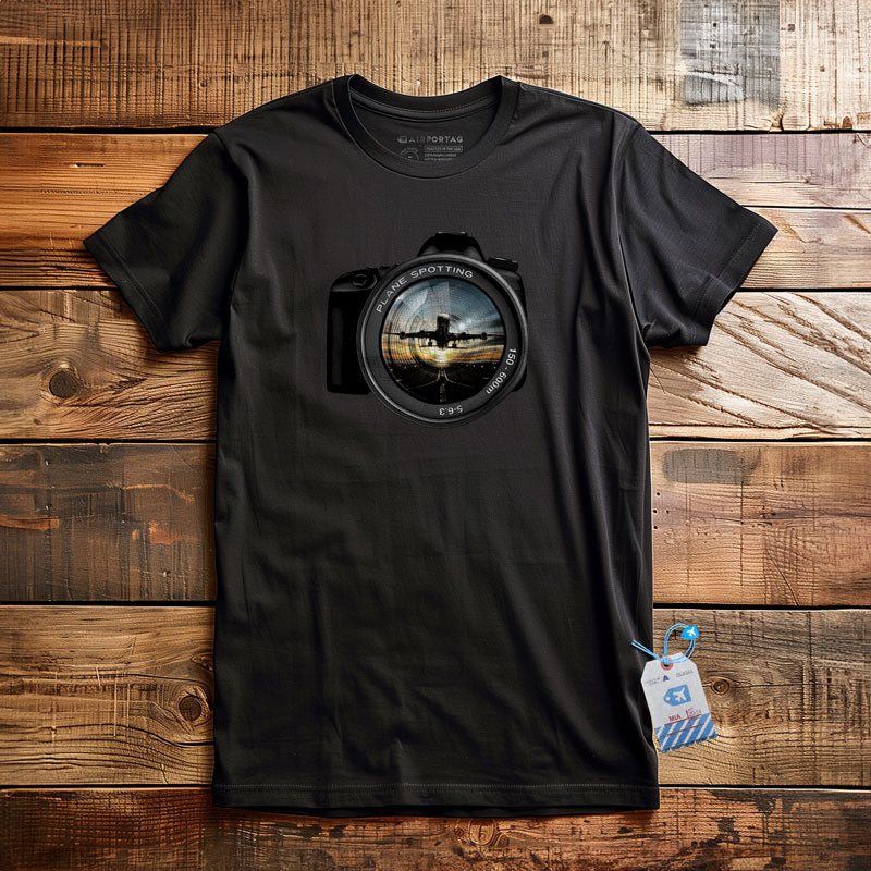 Plane Spotting Lens - T-Shirt