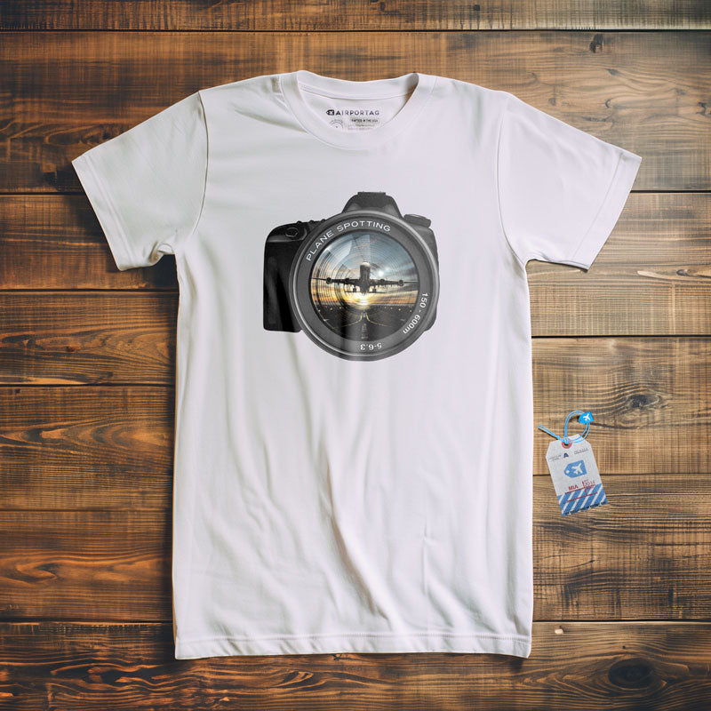 Plane Spotting Lens - T-Shirt