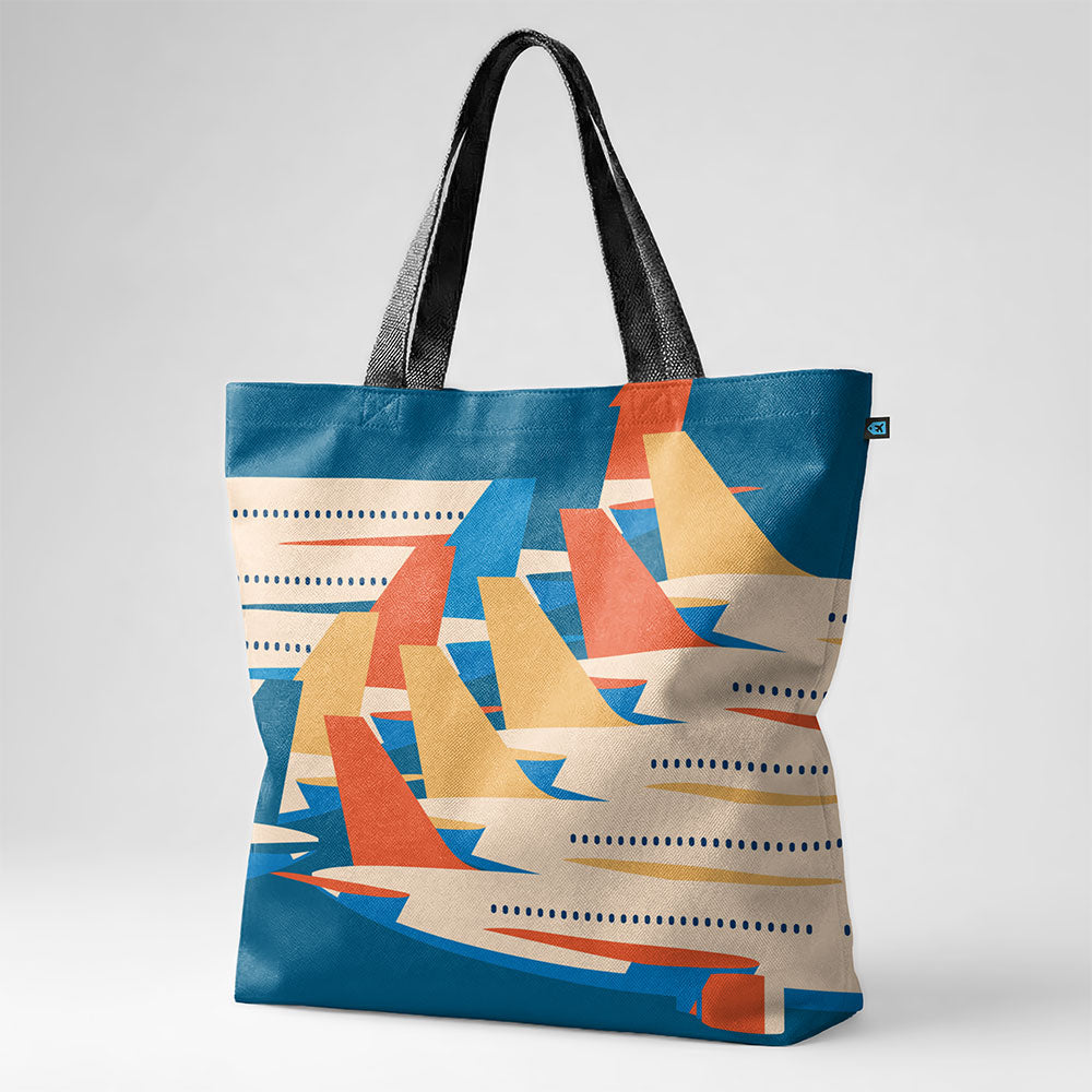 Plane Tail Color - Tote Bag