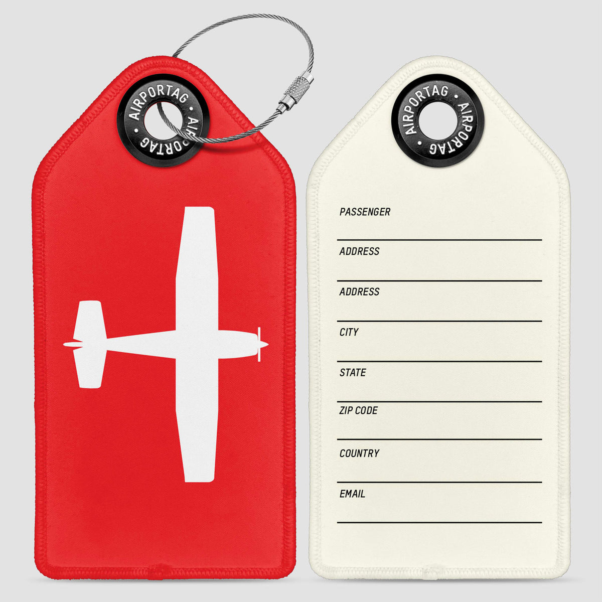 Custom Airplane Tail Number - Luggage Tag