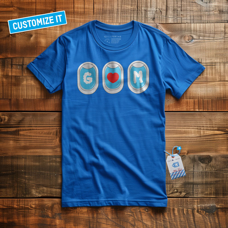 Plane Windows Heart - Custom T-Shirt