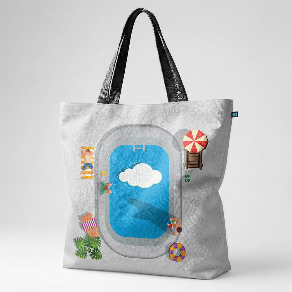 Plane Window Pool - Tote Bag