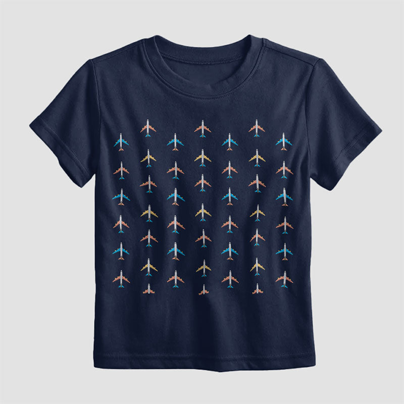 Avions Gris Ciel - T-shirt pour enfants