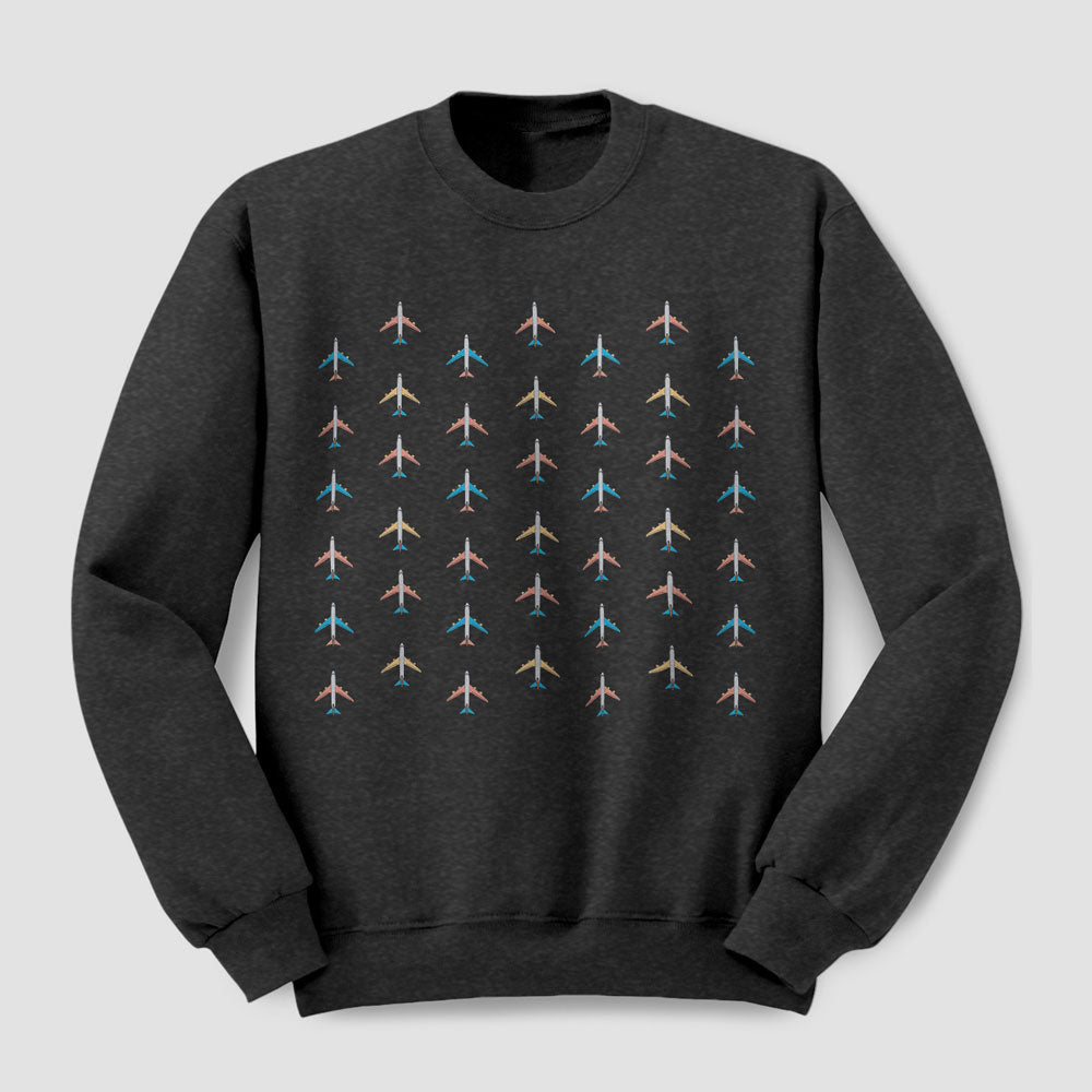 Planes Grey Sky - Sweatshirt