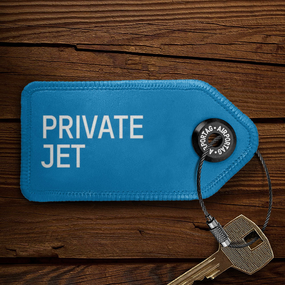 Private Jet - Tag Keychain