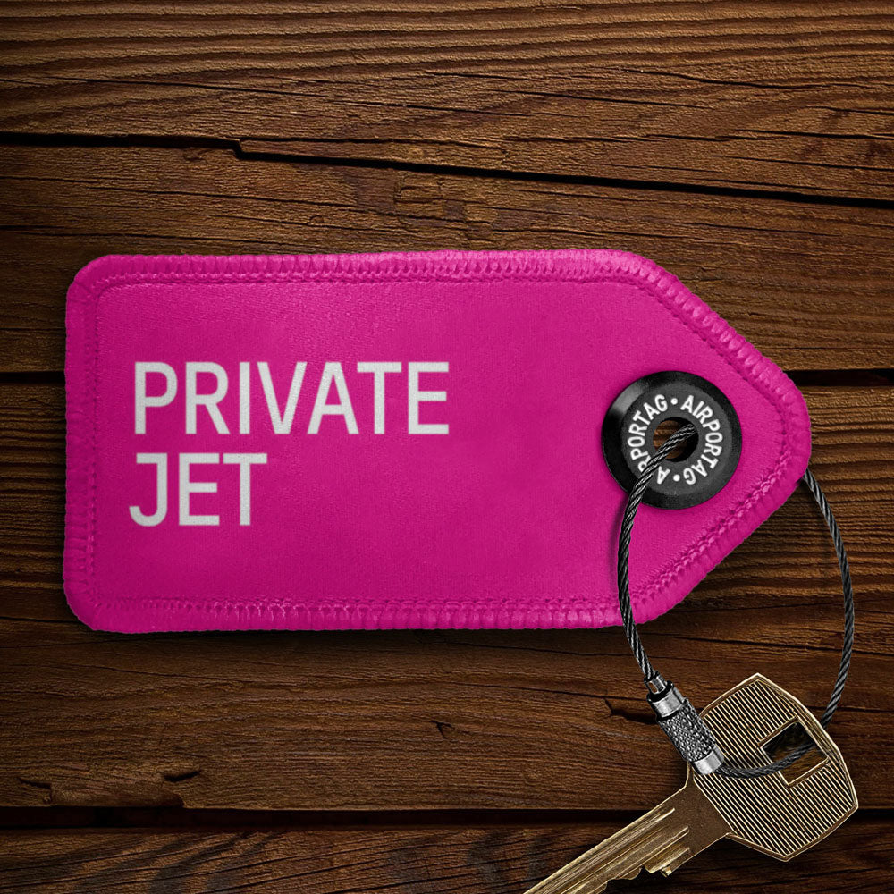 Private Jet - Tag Keychain