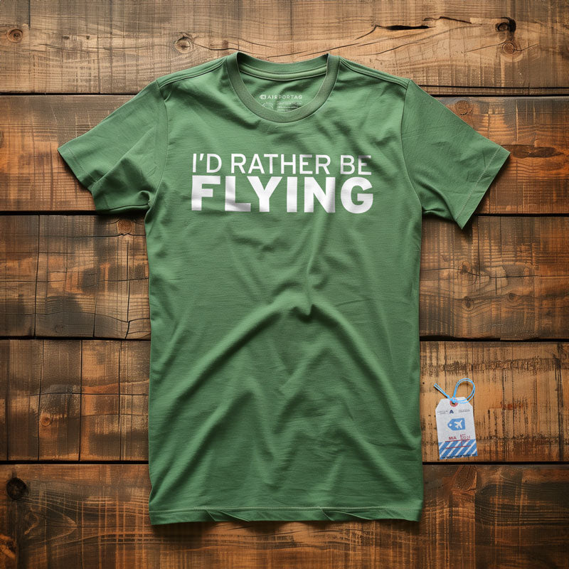 I'd Rather Be Flying - T-Shirt