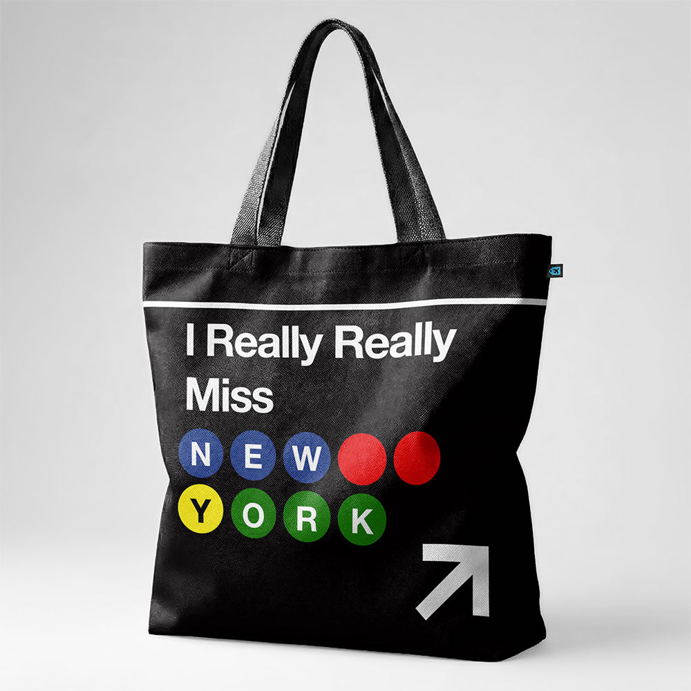 Really Miss New York Subway - Tote Bag