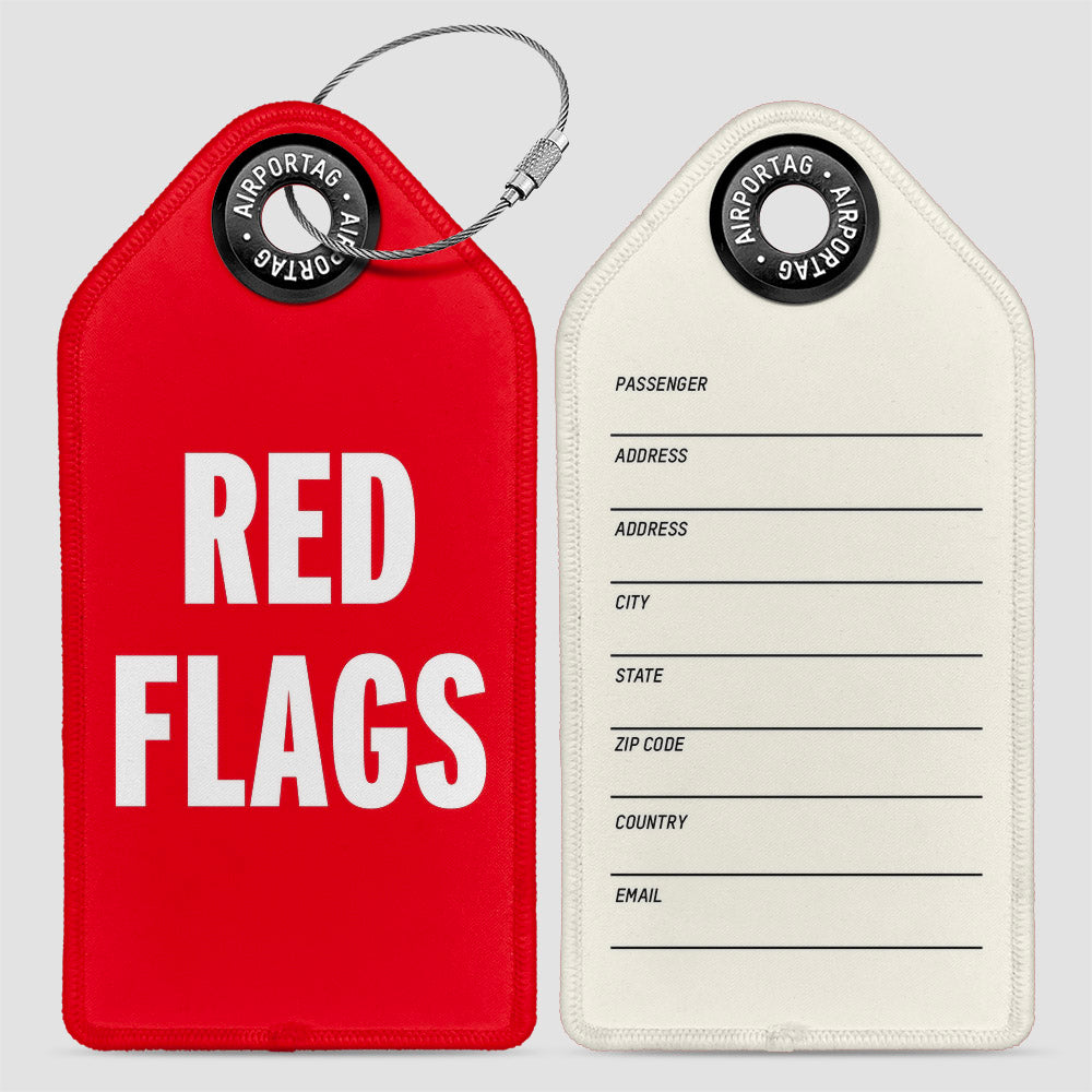 Red Flags - Luggage Tag