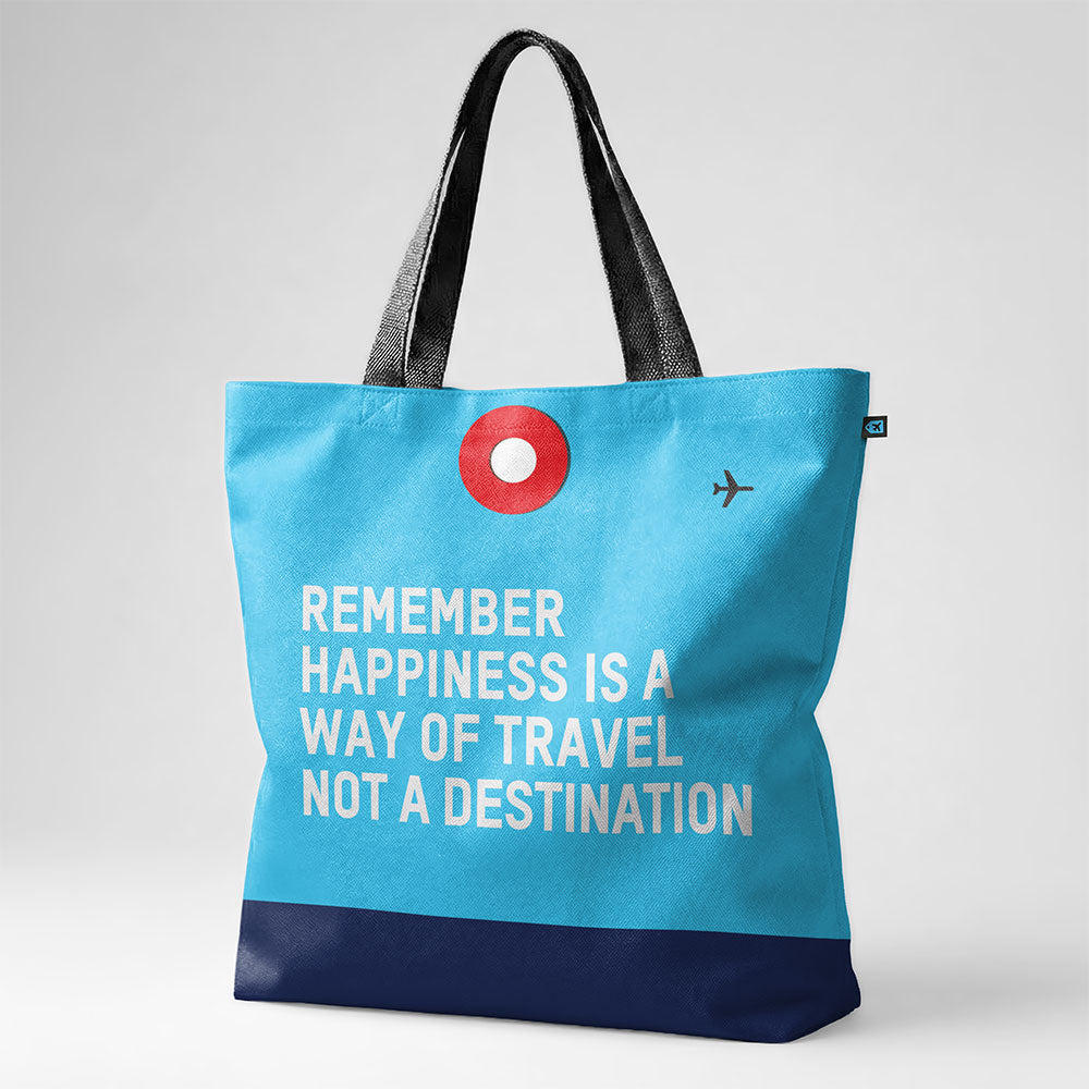 Remember Happiness - Tote Bag
