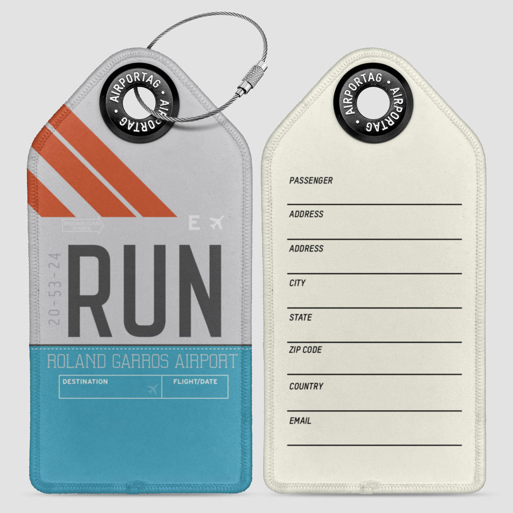RUN - ラゲッジタグ