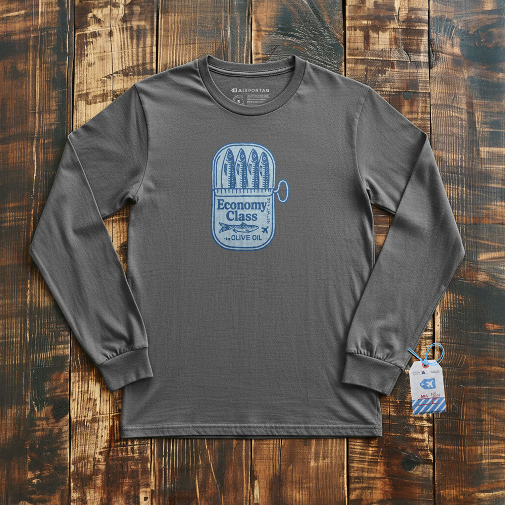 Sardines Economy Class - Long Sleeve T-Shirt
