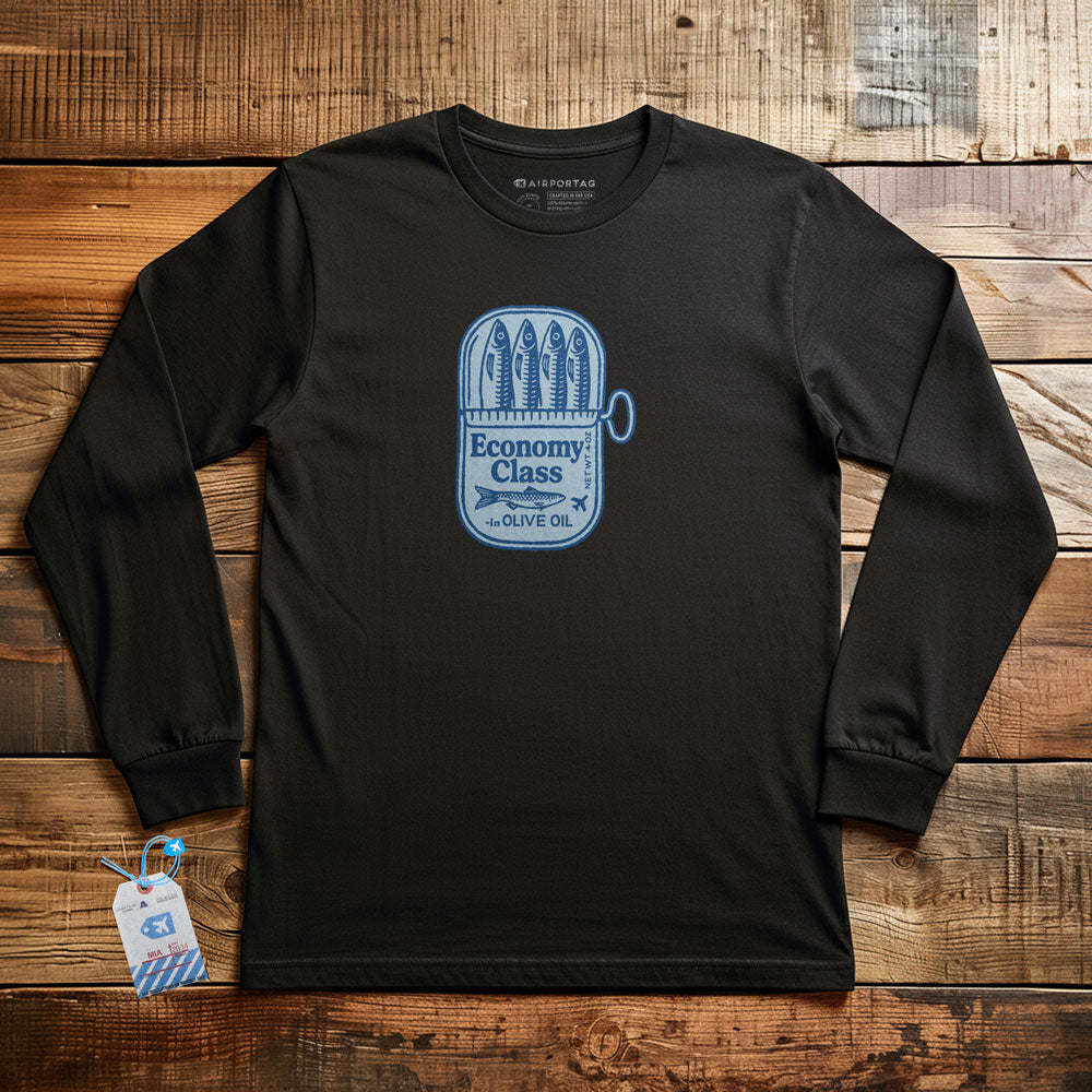 Sardines Economy Class - Long Sleeve T-Shirt