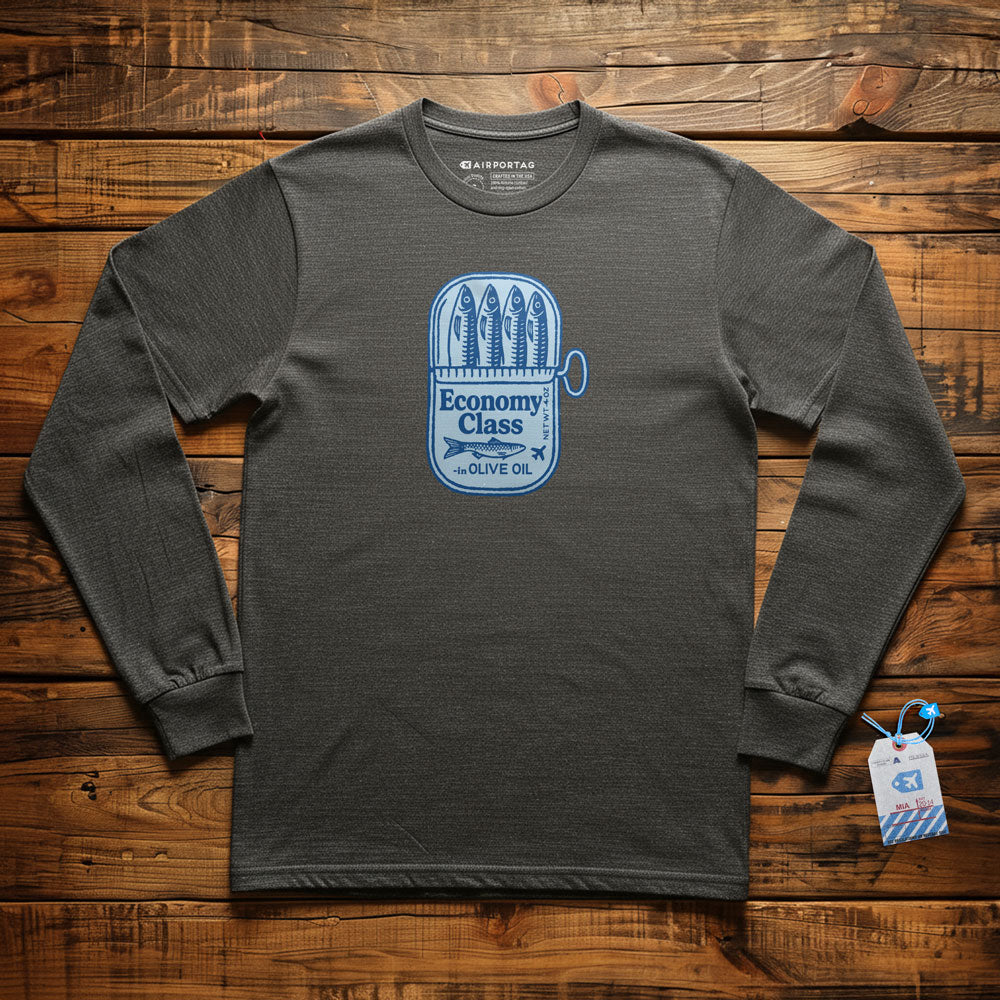 Sardines Economy Class - Long Sleeve T-Shirt