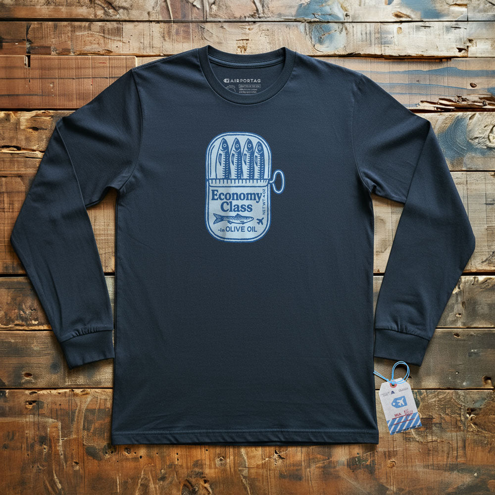 Sardines Economy Class - Long Sleeve T-Shirt