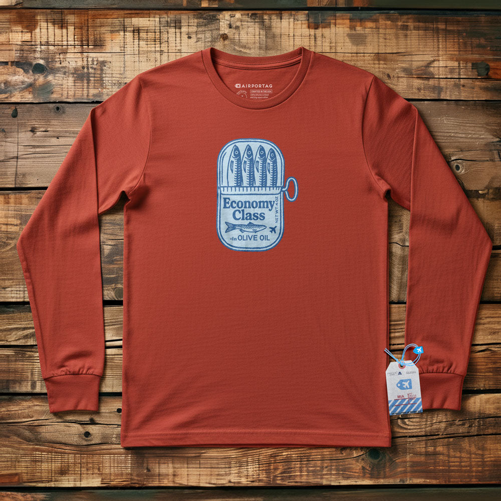 Sardines Economy Class - Long Sleeve T-Shirt