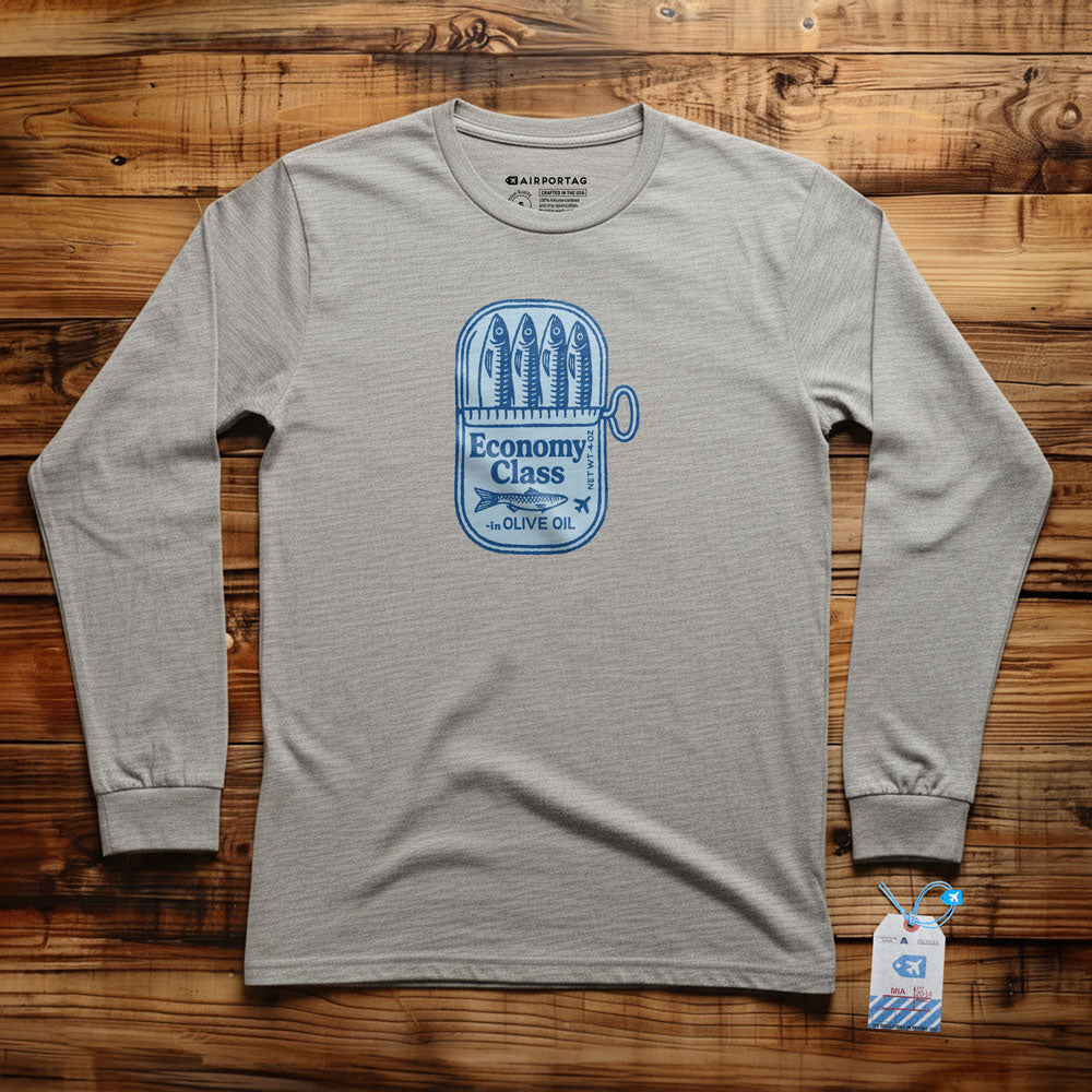 Sardines Economy Class - Long Sleeve T-Shirt