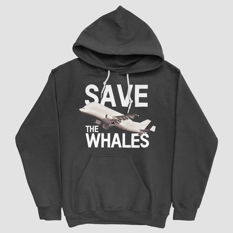 Sauvez les baleines - Sweat à capuche