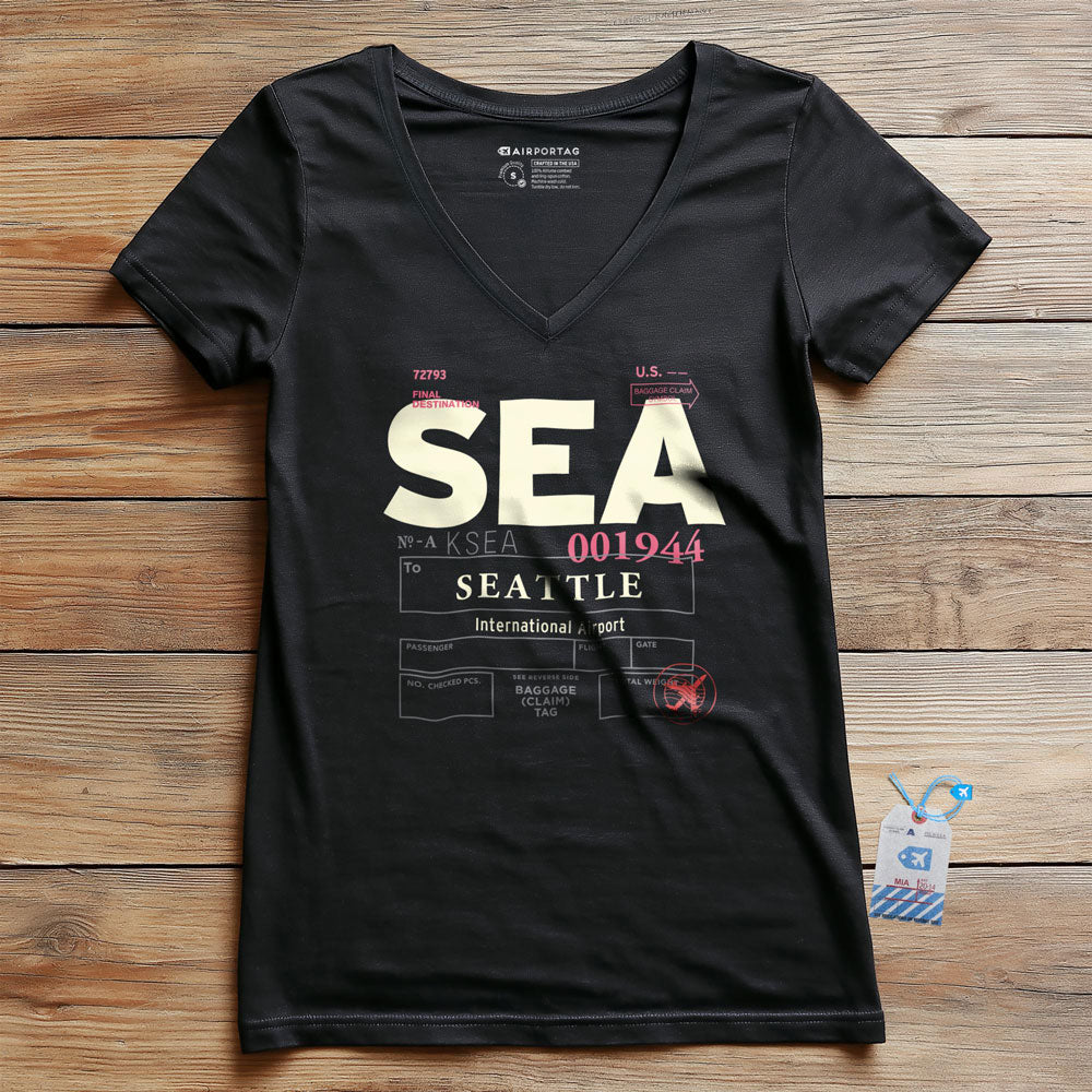 SEA - Women's V-Neck T-Shirt