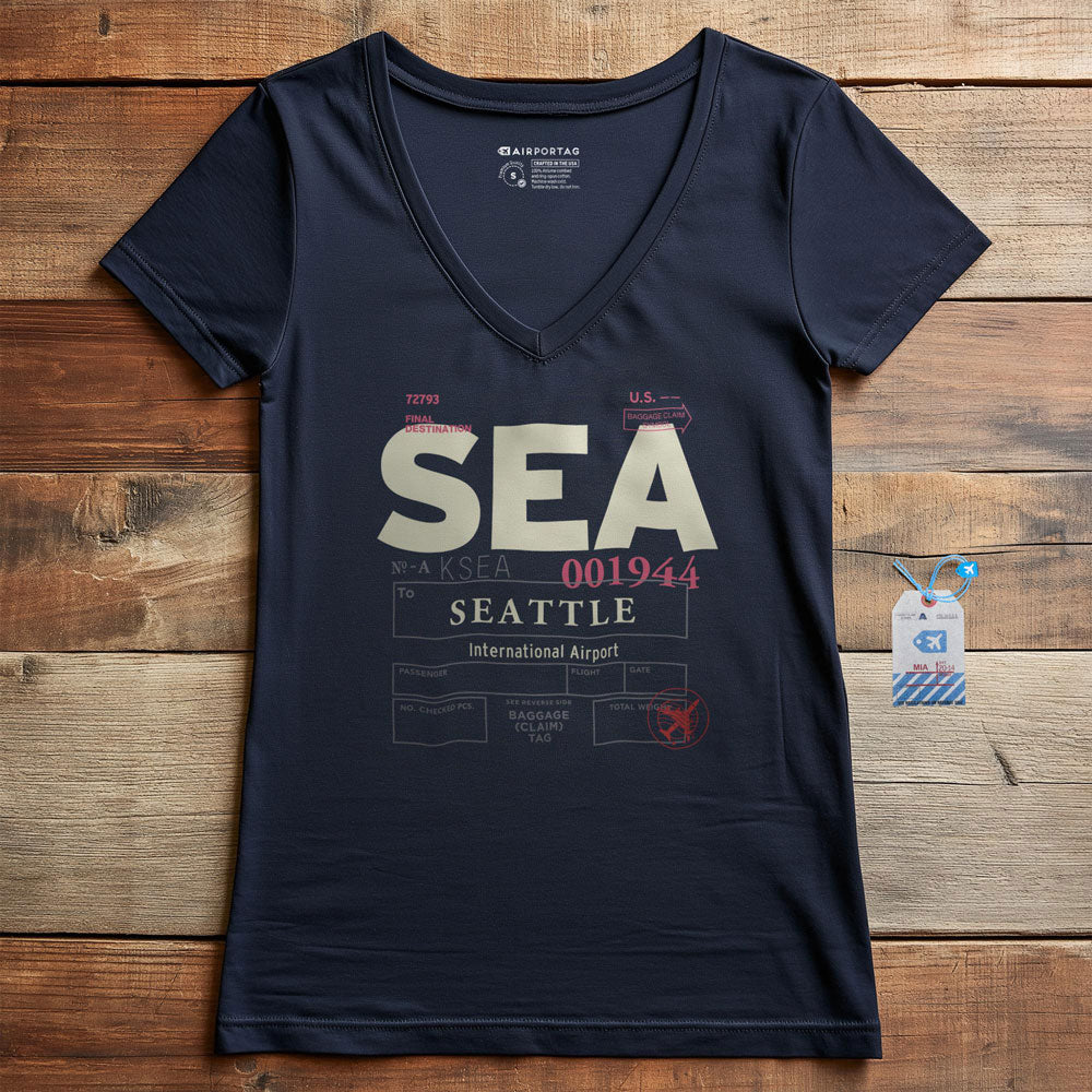 SEA - Women's V-Neck T-Shirt