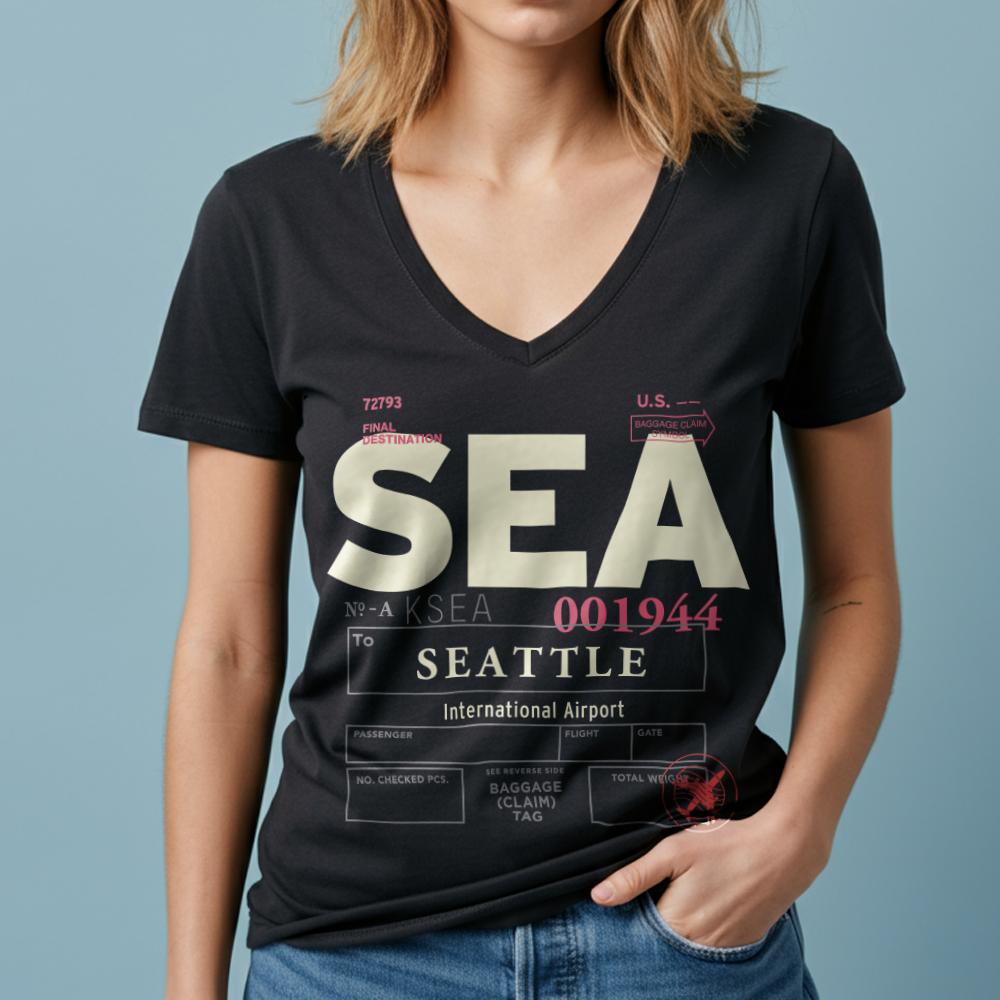 SEA - Women's V-Neck T-Shirt