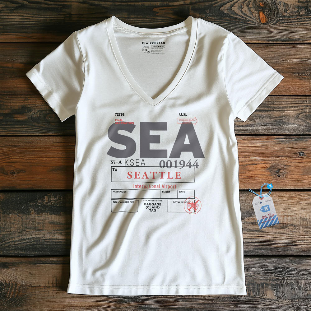 SEA - Women's V-Neck T-Shirt