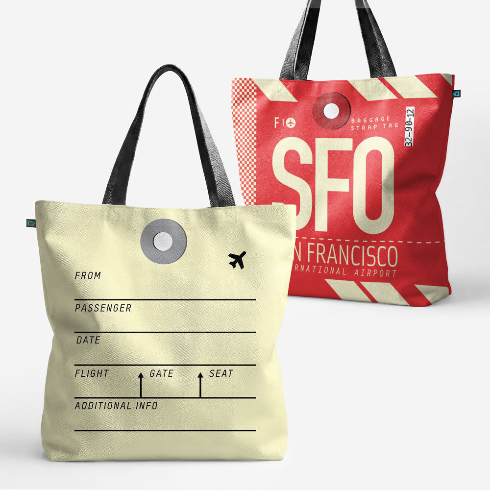 Tote Bag - SFO - San Francisco Intl Airport
