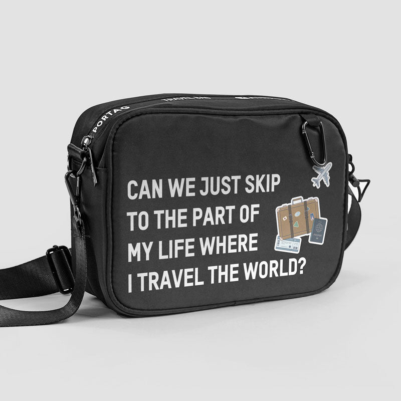 Can We Just Travel The World - Travel Bag
