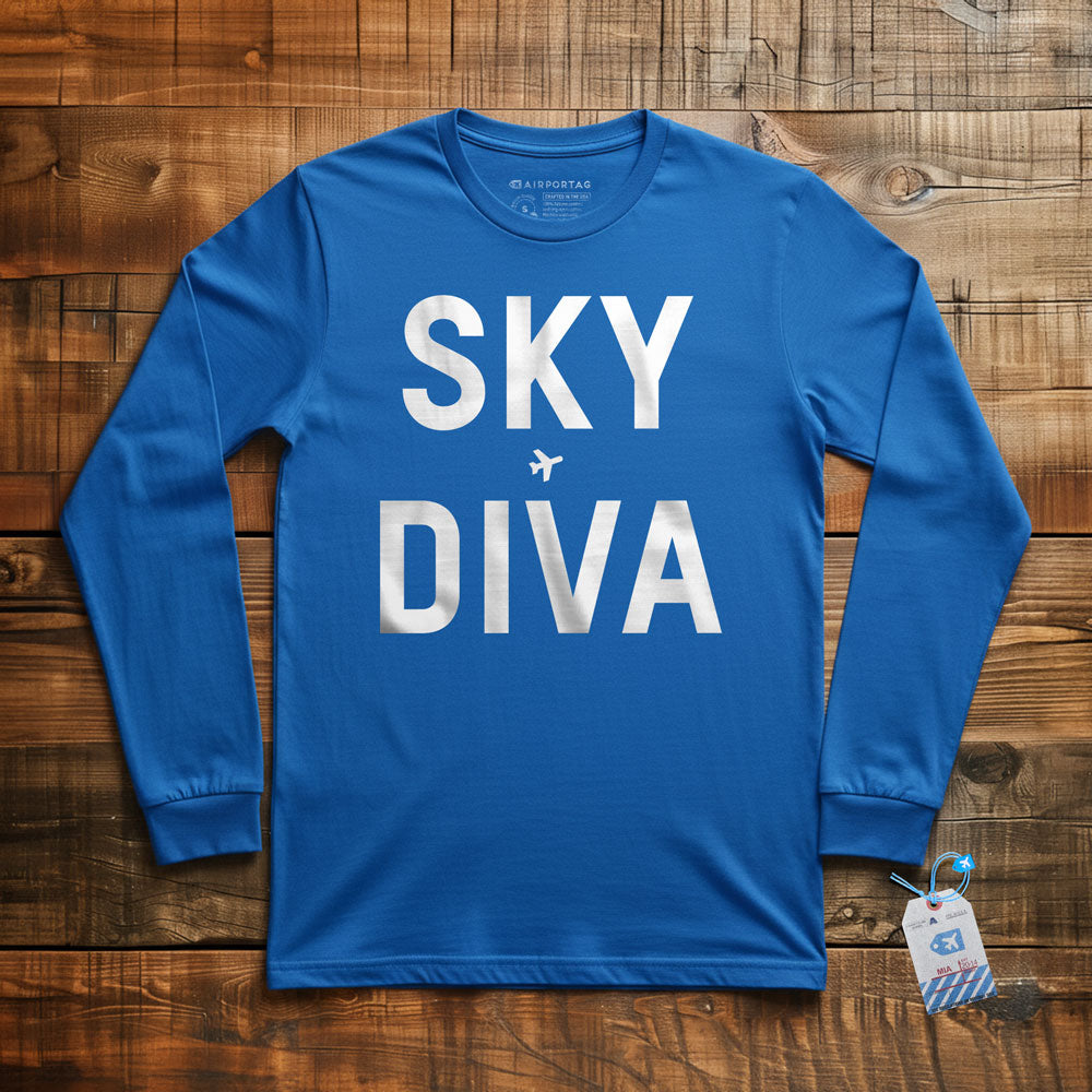 Sky Diva - Long Sleeve T-Shirt